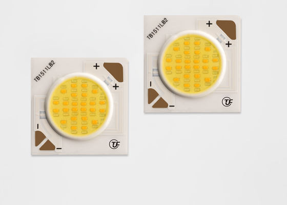 Intelligent 2700-5000k 12w Dimming Cob Led Ceramic Base Material 37.2V