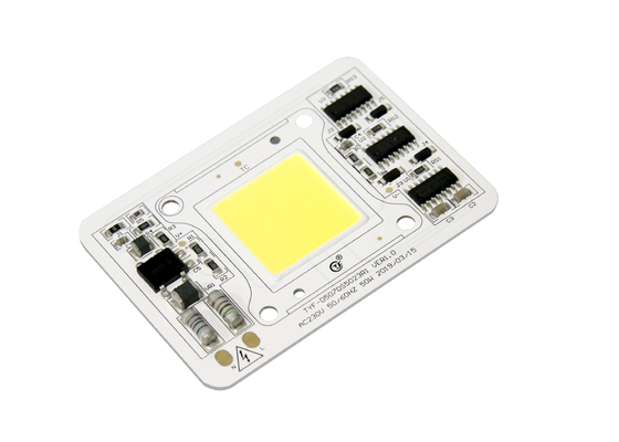 ضوء النمو AC LED وحدة عالية PPFD D5070 220V 50W COB LED رقاقة